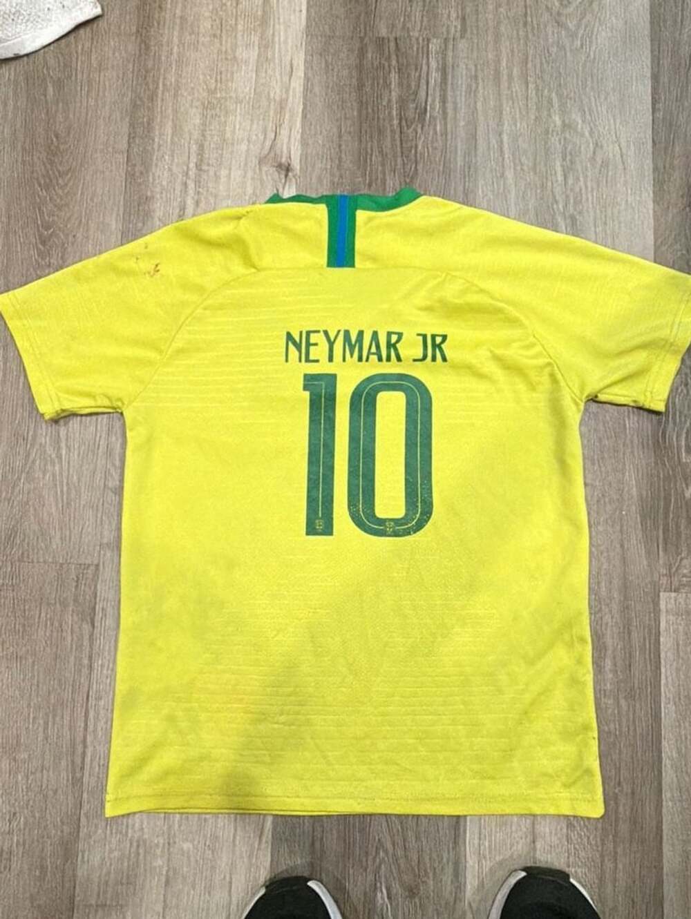 Nike Brazil Neymar Jr. 10 Jersey Kids Yellow
